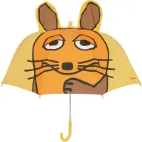Playshoes 3D Regenschirm DIE MAUS in Gelb | Gr.: onesize