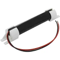 AccuCell Notleuchtenakku NiMH 3,6V 1800mAh L1x3 Sub-C mit 200mm Kabel und Endkappen passend für Präzisa E08408T