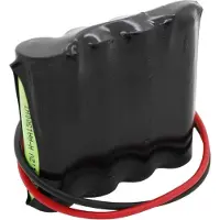 AccuCell Notleuchtenakku NiMH 4,8V 1500mAh F1x4 Mignon AA mit 200mm Kabel