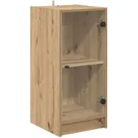 vidaXL Sideboard Artisan-Eiche 35 x 37 x 76 cm Holzwerkstoff