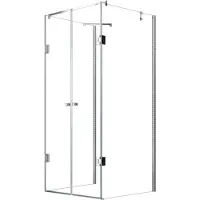 Glaszentrum Hagen GZH 75x80x75x180 cm Ares U-Duschkabine