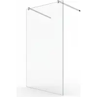 Glaszentrum Hagen Jade 28x200 cm Walk in Duschwand Klar