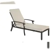 STILVORA Gartenliege Aluminium Beige 204x58x100 cm mit Baumwollkissen verstellbare Rückenlehne 5 Positionen rostbeständig wasserdicht Kreuzgeflecht