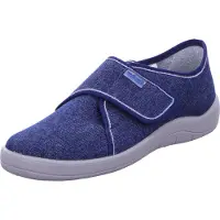 Fischer Markenschuh Jungen Hausschuhe Tim 22849-36, 22849-37, 22849-38, 22849-39, 22849-40, 22850-36, 22850-37, 22850-38, 22850-39, 22850-40 FIM-201631 jeansblau 39
