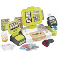 Smoby Registrierkasse m. Licht/Ton - Groß - 30 Teile - - One Size - Spielzeug
