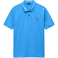 Napapijri Herren-Poloshirt mit kurzen Ärmeln, blau