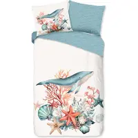 Muller Textil Duvet cover Good Morning 200x200 + 2* 80x80 cm - flowers