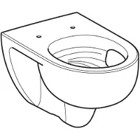 Geberit Wand-WC, Tiefspüler Renova TurboFlush, weiß KeraTect