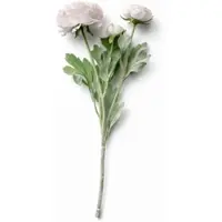Layba Künstliche Ranunkel Zartrosa wie echt - Kunstblume 3 Blüten Deko