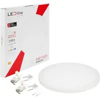 LED line LEDline LED Einbauleuchte Downlight Easy Flex Weiß Ø30cm 24W 2110lm CCT 3000K/4000K/5000K mit Sensor