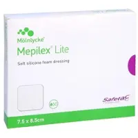 Mepilex Lite Schaumverband 7,5x8,5 cm st 5 St