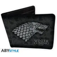 Abysse Corp Stark, Briefttasche, Grau, Vinyl, Abbildung, Tasche, Game of Thrones - House of the Dragon