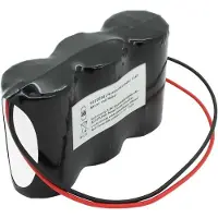 AccuCell Notleuchtenakku NiCd 3,6V 4500mAh F1x3 Mono D mit 200mm Kabel einseitig ersetzt 3,6 V Akku
