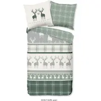 Muller Textil Duvet cover Good Morning 135x200 + 1* 80x80 cm - reindeer