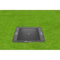 Akrobat Flat to the ground Trampolin Rechteck Primus Anthrazit 430x300 cm