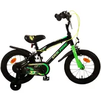 Volare Super GT Kinderfahrrad - Jungen - 14 Zoll - Grün - Zwei Handbremsen