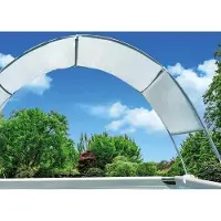 Famanu Schwimmbadüberdachung - Schatten für rechteckige Pools - 28054