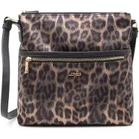 L.credi Umhängetasche Salena Crossbodybag Braun / Mix