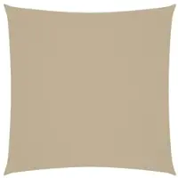 Furnicato Sonnensegel Oxford Gewebe Quadratisch 6x6 M Beige