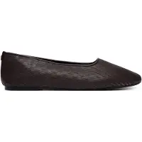 Calvin Klein Ballerinas Oblique Ballerina Cut Lth HW0HW03033 Dunkelrot 40