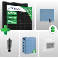 Solplanet PV Anlage 6.975 kWp – 15x JA 465W Black Frame JAM54D40 LR & ASW 06kH-T3 Hybrid mit Ai-HB G2 Pro Speicher / inkl. 0 % MwSt. für Privatkunden