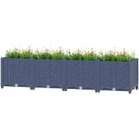 Markenlos Hochbeet 160x40x38 cm aus Polypropylen
