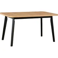 LeafDesign Esstisch Oslo 6 ausziehbar 140-180 cm, 80 cm breit, 75 cm hoch, schwarz Buchenholz-Laminat