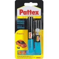 Pattex Sekundenkleber Plastik 4ml/2g PSA2 Packung mit 12 Stück