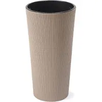 Lamela Flowerpot Lilia 878-85, plastic, Ø 25 cm, brown