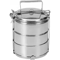 Orion Lunchbox aus Edelstahl mit 3 Behältern