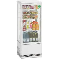 Bartscher Mini-Kühlvitrine 98L 700298G , 1 Stück