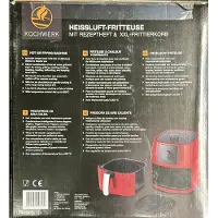 DS Produkte Kochwerk Heißluft-Fritteuse 5l 1400W rot