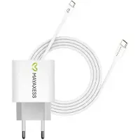Avizar Mayaxess, 20W Netzteil für Pixel 7 + USB-C Kabel 1m, Weiß