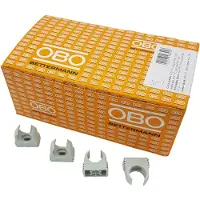 Obo Bettermann OBO 2149010 Quick-Schelle M20 Polypropylen lichtgrau RAL 7035 2955 M20 - 100 Stück