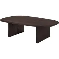 Home24 Massiver Couchtisch - Akazie Schwarz