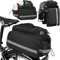 Famanu Fahrradtasche 10-20 Liter - Multifunktionale, wasserdichte Gepäcktasche mit Regenhaube