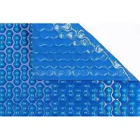 OEM Schwimmbeckenabdeckung - Sommerdecke für Schwimmbad - Schwimmbadwärmer - verstärkter Polyester - 5 x 3 m - Blau