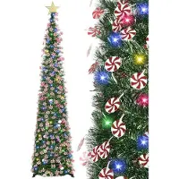 OEM Kunstkerstbaum – Kunstkerstbaum komplett – Kunstkerstbaum grün – Kerstdekoration – Weihnachtszubehör – Wohnaccessoires Weihnachten – Weihnachtsbaum komplett
