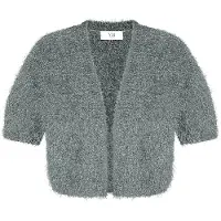 Vera Mont Sommer-Strickjacke mit Effektgarn in Smoky Salvia | Gr.: S