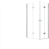 Glaszentrum Hagen GZH 90x75x195 cm Hera Eck Duschkabine inkl. Tasse + Siphon
