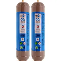 Nicedrop 2× 600‑g‑CO‑Einwegkartuschen M11x1 – Lebensmittelqualität E290 – –
