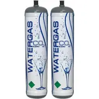 Nicedrop 2× 600‑g‑CO₂‑Einwegkartuschen M11x1 – Lebensmittelqualität E290 für Wassersprudler
