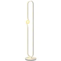 Aiorber LED-Stehlampe, dimmbar, mit Musiknoten-Design, Fußschalter & Glas-Nachtlicht, aus Metall für Wohnzimmer & Schlafzimmer, 28 cmx28 cmx145 cm