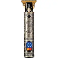 SOKANY , Bart und Haarschneider Adler Design mit LED Display, Bronze