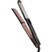 SOKANY , Haarglätter 65W mit LED Display und 6 Temperaturstufen, Schwarz / Rosa