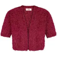 Vera Mont Sommer-Strickjacke mit Effektgarn in Dark Fuchsia | Gr.: M