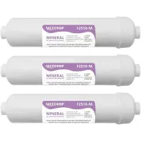 Nicedrop Inline‑Filter 10 Zoll 1/4 Zoll für Osmoseanlagen – 2er Set