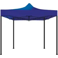 Frankystar Gartenzelt / Gazebo 3X3 Wasserdichtes Faltzelt før Messen und Mørkte Blau