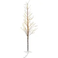 Frankystar Gemini - Nackter Weihnachtsbaum H150 cm mit 186 LED-Lichtern