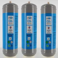 Nicedrop 3× 600‑g‑CO‑Einwegkartuschen M11x1 – Lebensmittelqualität E290 – –